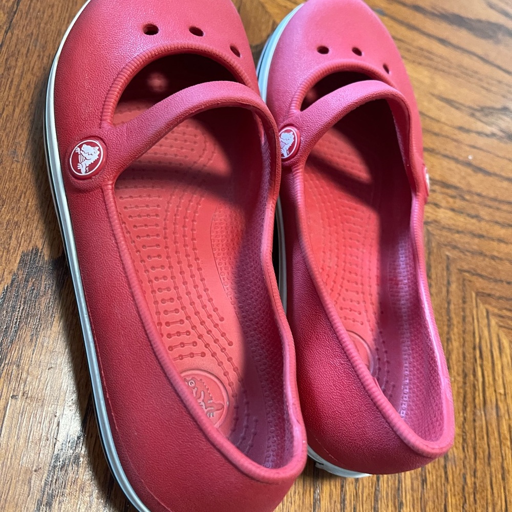 CROCS Kids Red MaryJanes